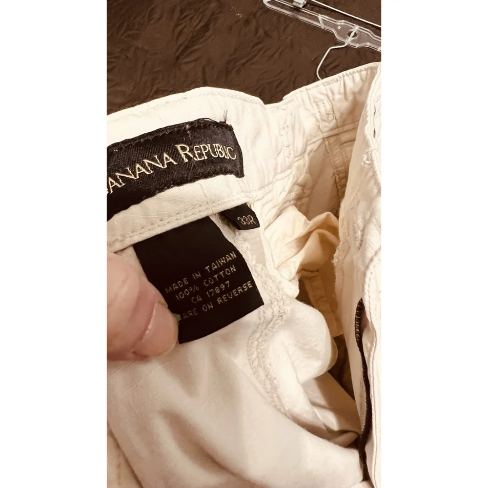 Banana Republic Cargo Pant Utility Khaki‎ Men’s 33R Vintage Y2K 90s